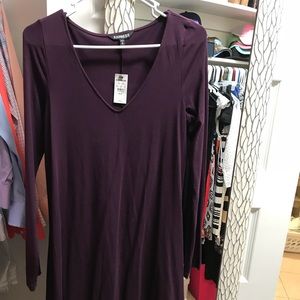 NWT express plum dress